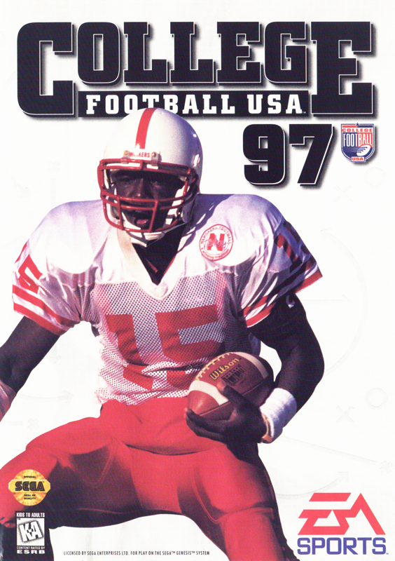 Front Cover for College Football USA 97 (Genesis)