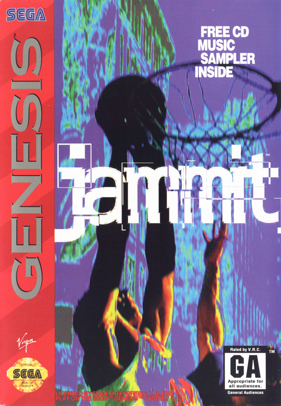 Front Cover for Jammit (Genesis)