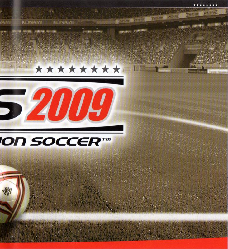 Inside Cover for PES 2009: Pro Evolution Soccer (PlayStation 3): Right