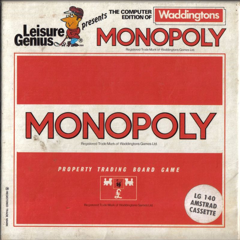 Front Cover for Monopoly (Amstrad CPC)
