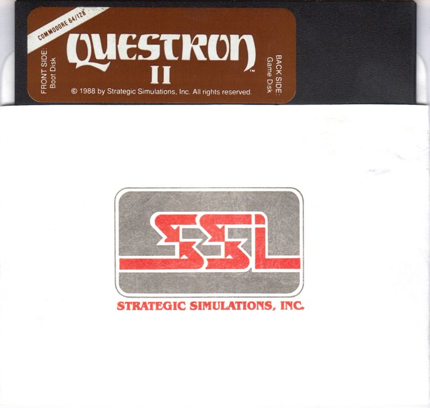 Media for Questron II (Commodore 64)