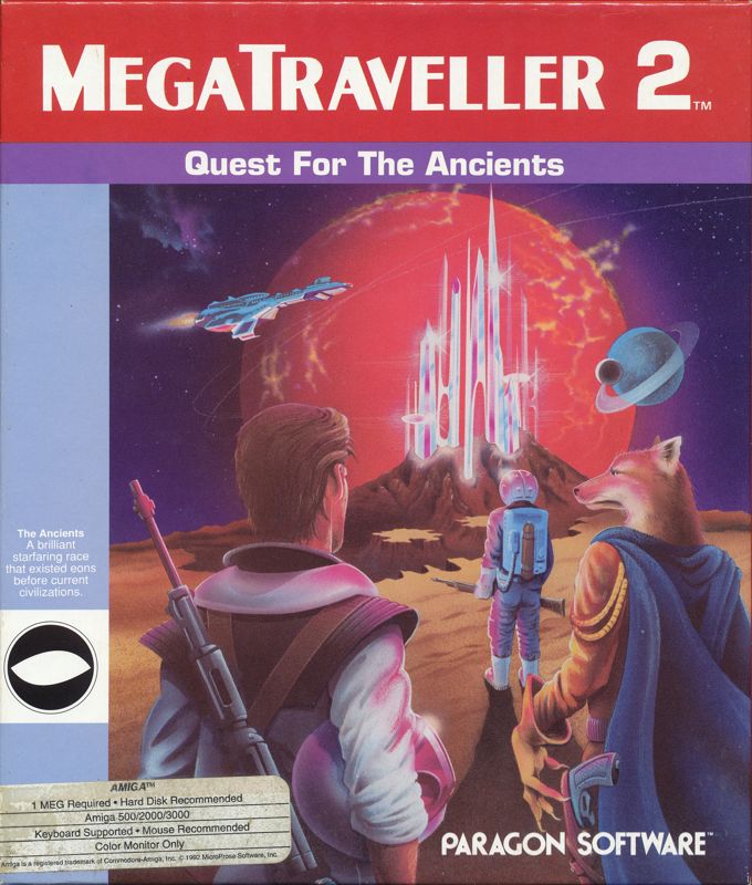 Front Cover for MegaTraveller 2: Quest for the Ancients (Amiga)