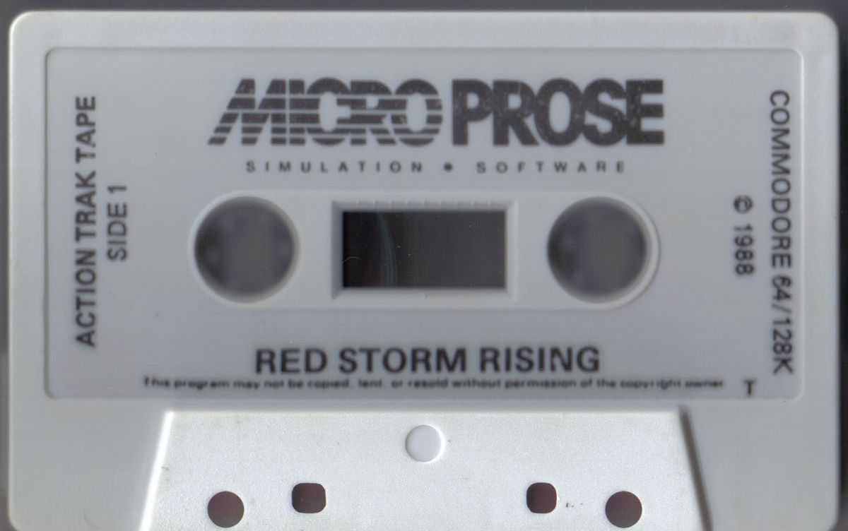 Media for Red Storm Rising (Commodore 64): Action Tape