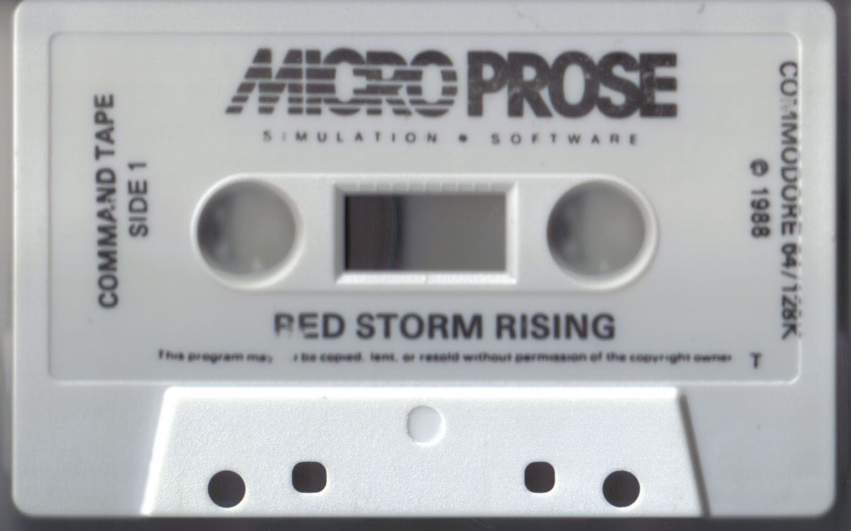 Media for Red Storm Rising (Commodore 64): Command Tape