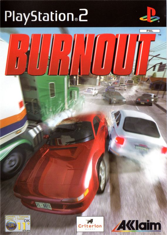 Front Cover for Burnout (PlayStation 2)