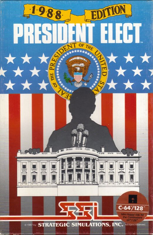 Front Cover for President Elect: 1988 Edition (Commodore 64)