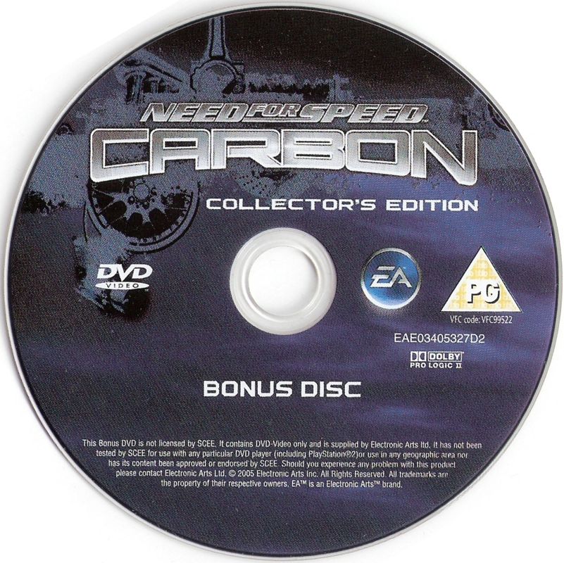 Need For Speed Carbon Collectors Edition Cover Or Packaging Material Mobygames 