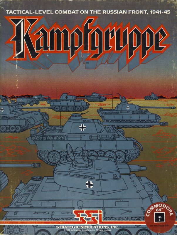 Front Cover for Kampfgruppe (Commodore 64)