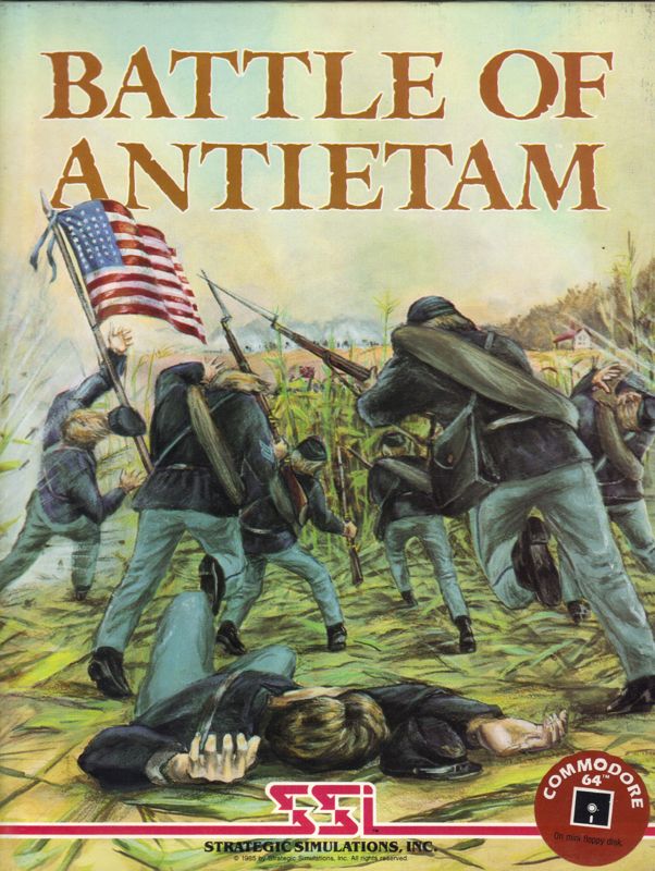 Front Cover for Battle of Antietam (Commodore 64)