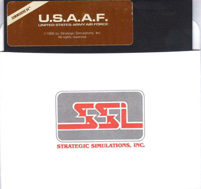 Media for U.S.A.A.F. - United States Army Air Force (Commodore 64)