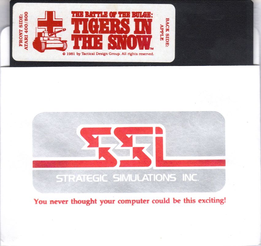 Media for The Battle of the Bulge: Tigers in the Snow (Apple II and Atari 8-bit)