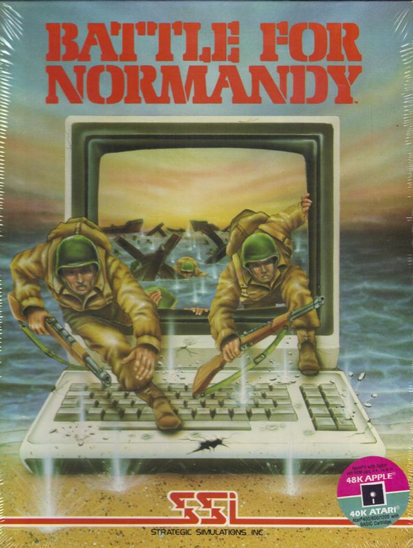 Front Cover for Battle for Normandy (Apple II and Atari 8-bit)