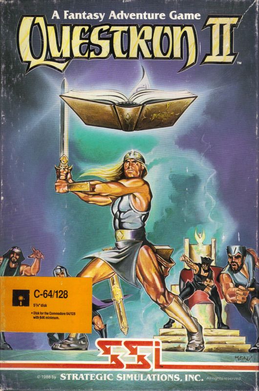 Front Cover for Questron II (Commodore 64)