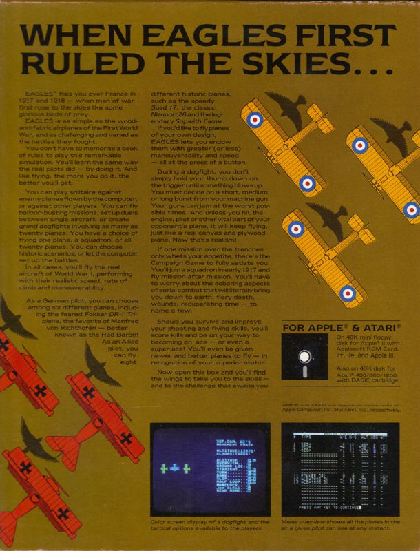 Eagles cover or packaging material MobyGames