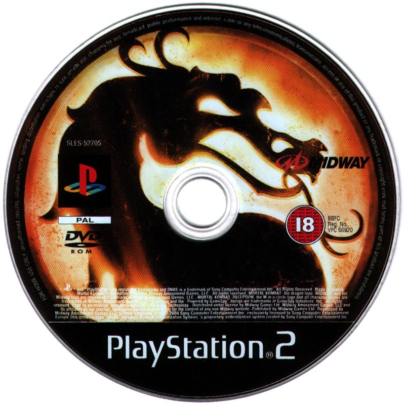 Media for Mortal Kombat: Deception (PlayStation 2)