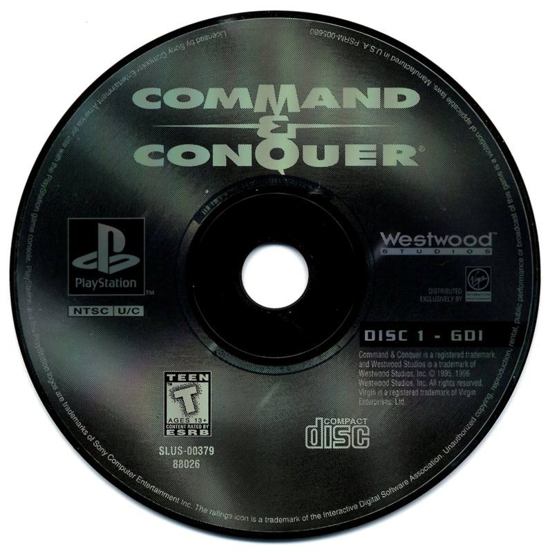 Media for Command & Conquer (PlayStation): Disc 1 - GDI