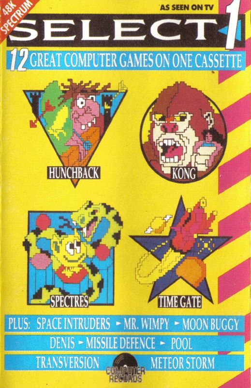 Front Cover for Select 1 (ZX Spectrum)