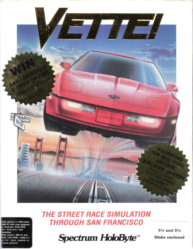 Front Cover for Vette! (DOS)