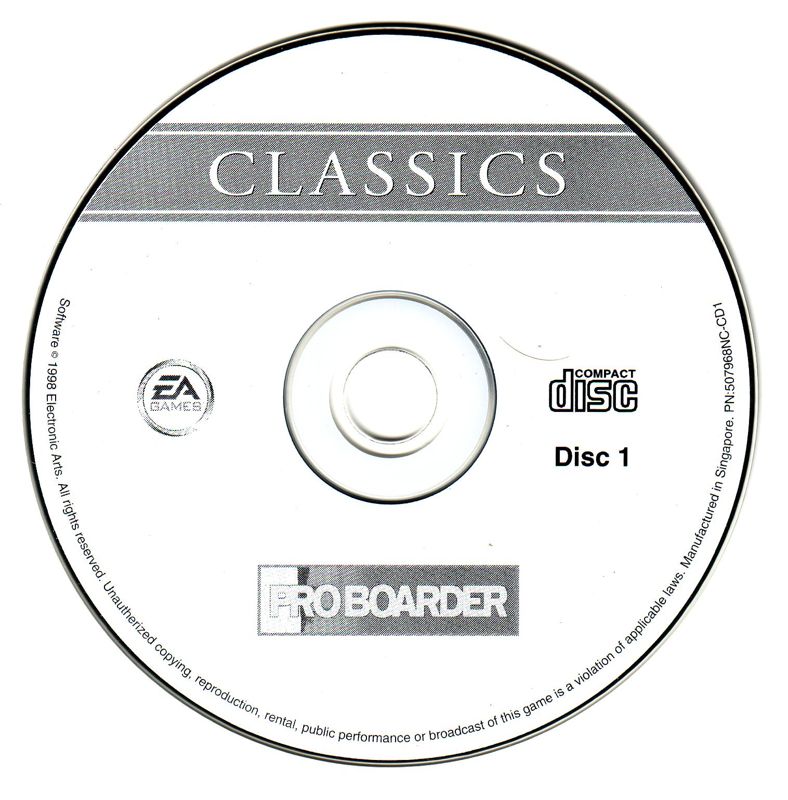 Media for X-Games: Pro Boarder (Windows) (EA Classics release)