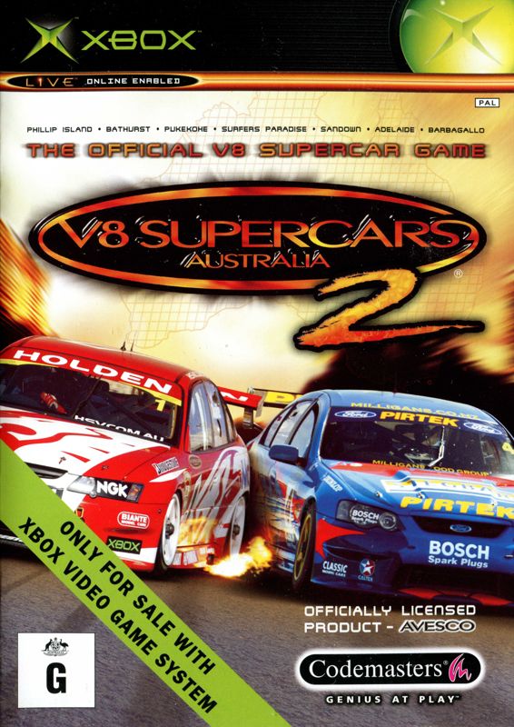 Front Cover for TOCA Race Driver 2 (Xbox)
