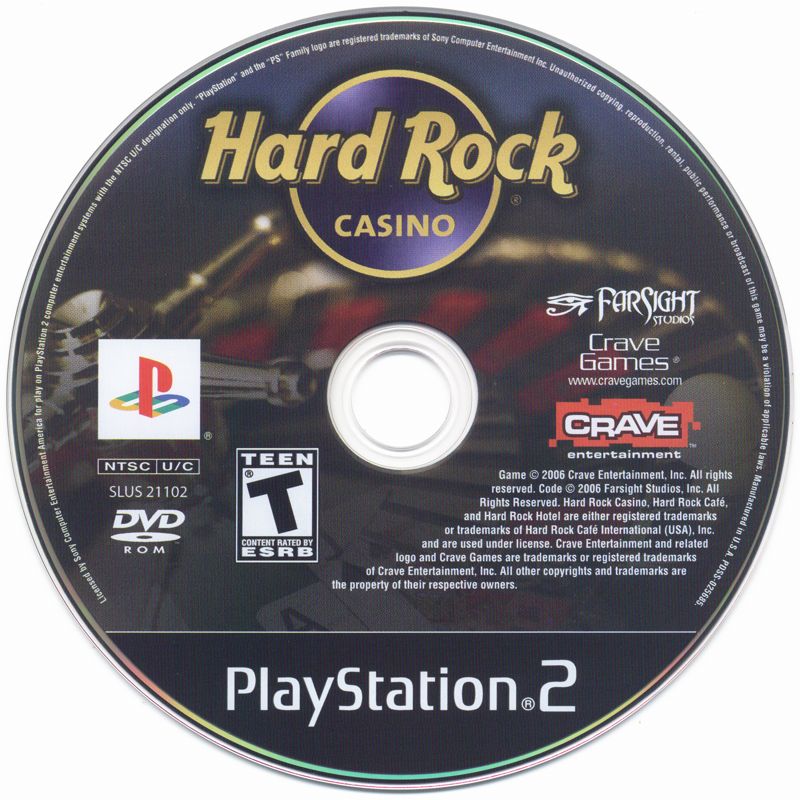 Media for Hard Rock Casino (PlayStation 2)
