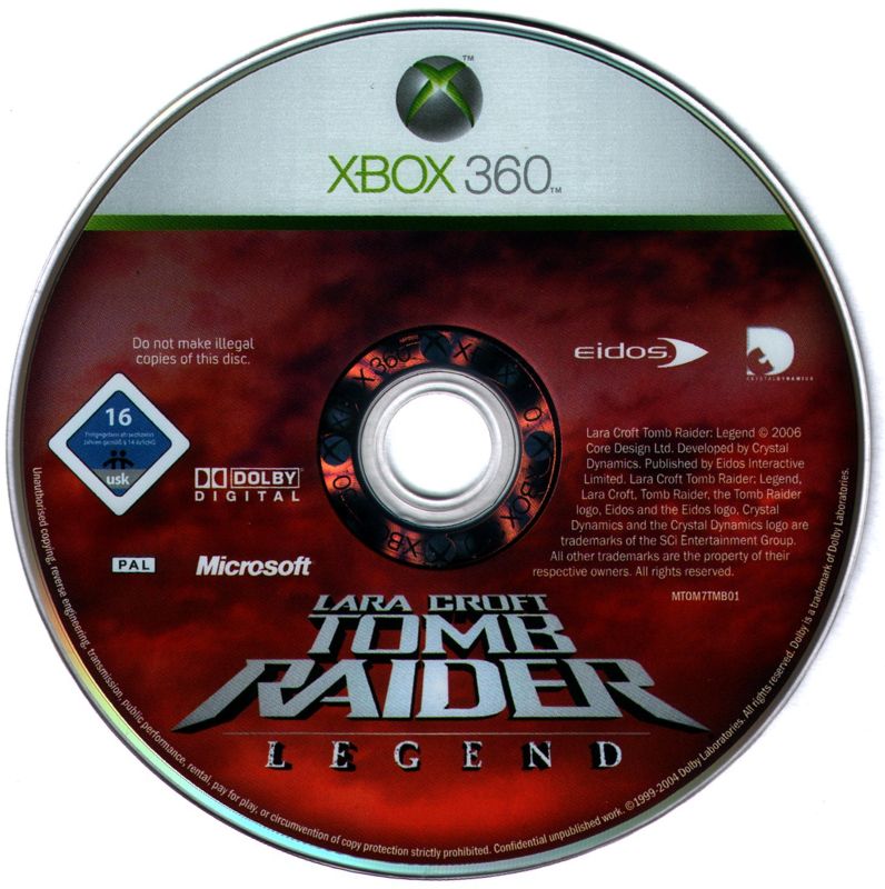 Lara Croft: Tomb Raider - Legend cover or packaging material - MobyGames