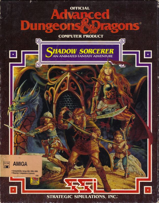 Front Cover for Shadow Sorcerer (Amiga)