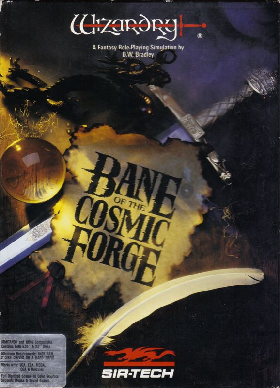 Front Cover for Wizardry: Bane of the Cosmic Forge (DOS) (Dual media release)