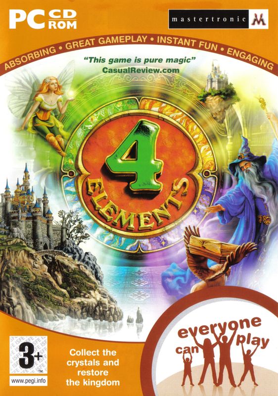 Front Cover for 4 Elements (Windows) (Everyone Can Play release)