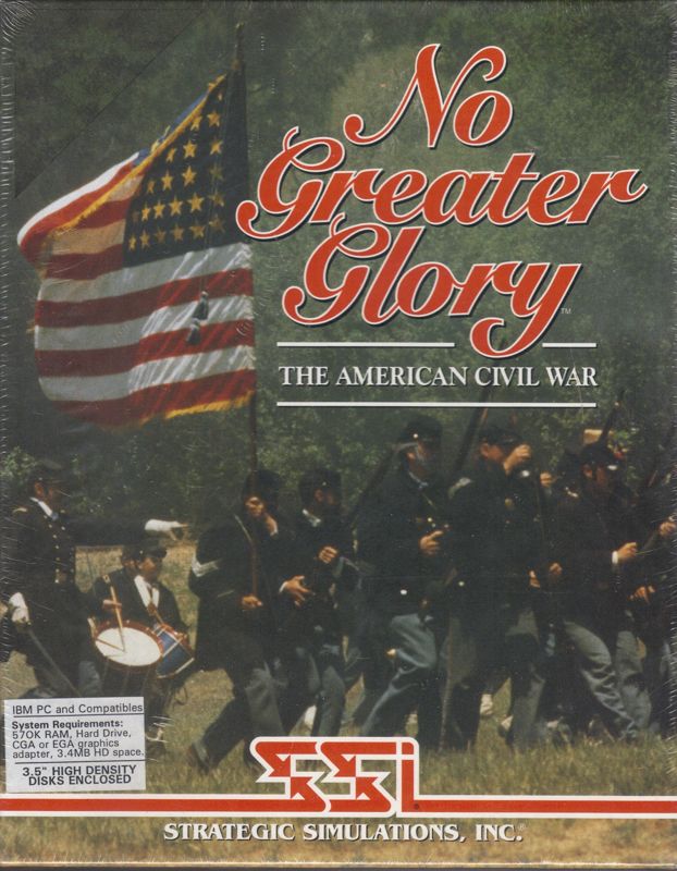 Front Cover for No Greater Glory: The American Civil War (DOS)