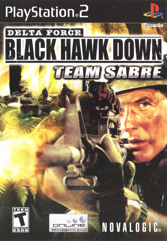 Front Cover for Delta Force: Black Hawk Down - Team Sabre (PlayStation 2)