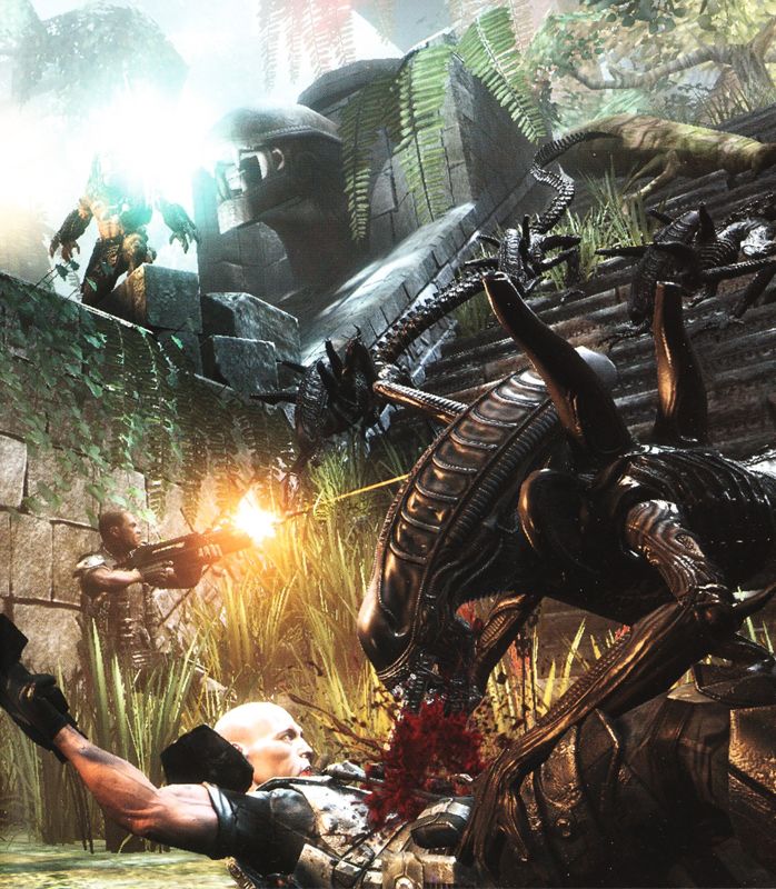 Inside Cover for Aliens vs Predator (PlayStation 3): Right Side