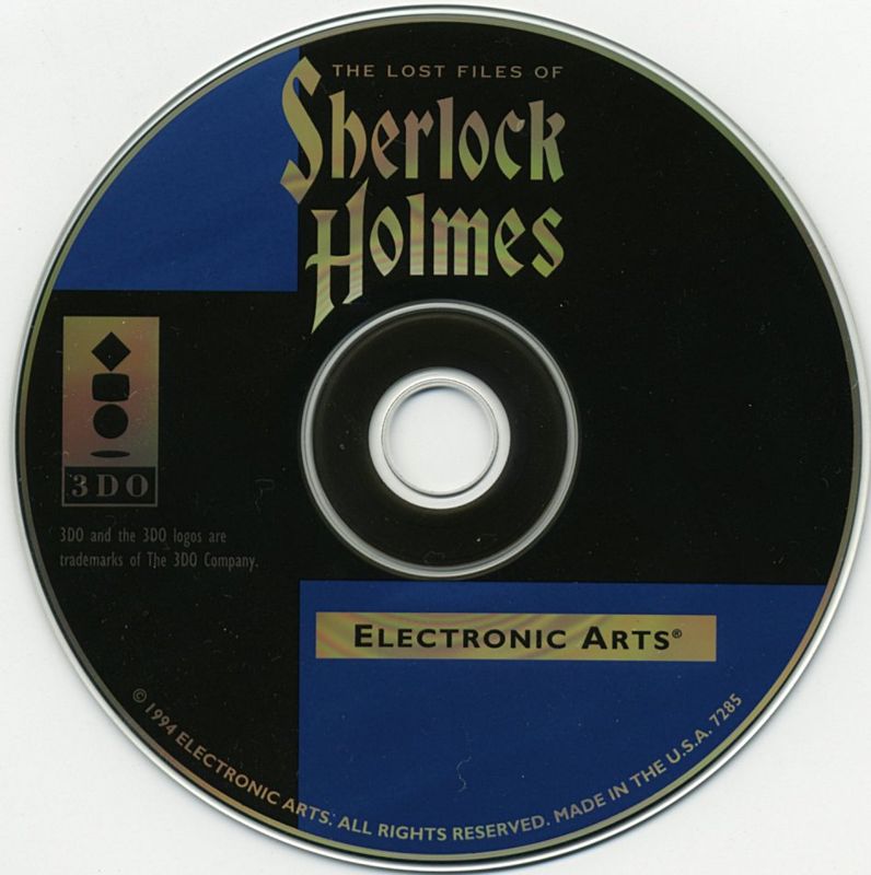 Media for The Lost Files of Sherlock Holmes (3DO)