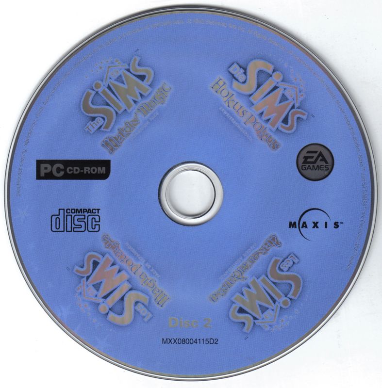 Media for The Sims: Complete Collection (Windows): The Sims Expansion Packs : Makin' Magic Disc 2/2