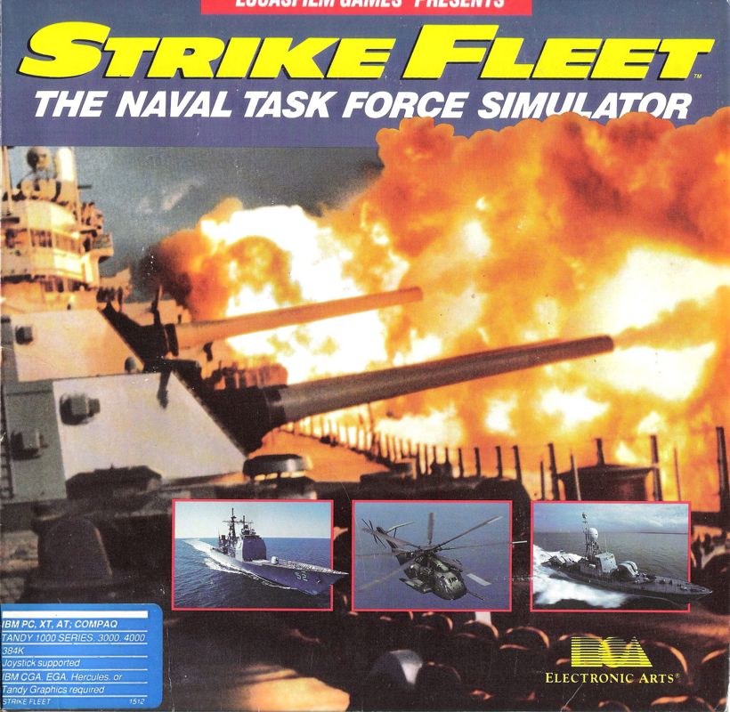 Front Cover for Strike Fleet (DOS)