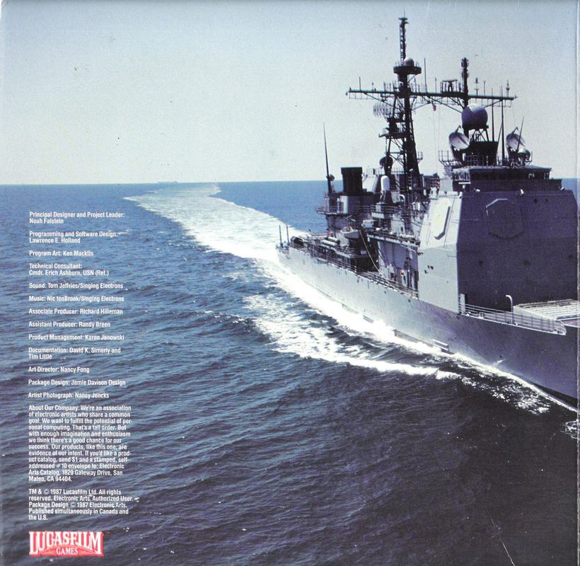 Inside Cover for Strike Fleet (DOS): Left