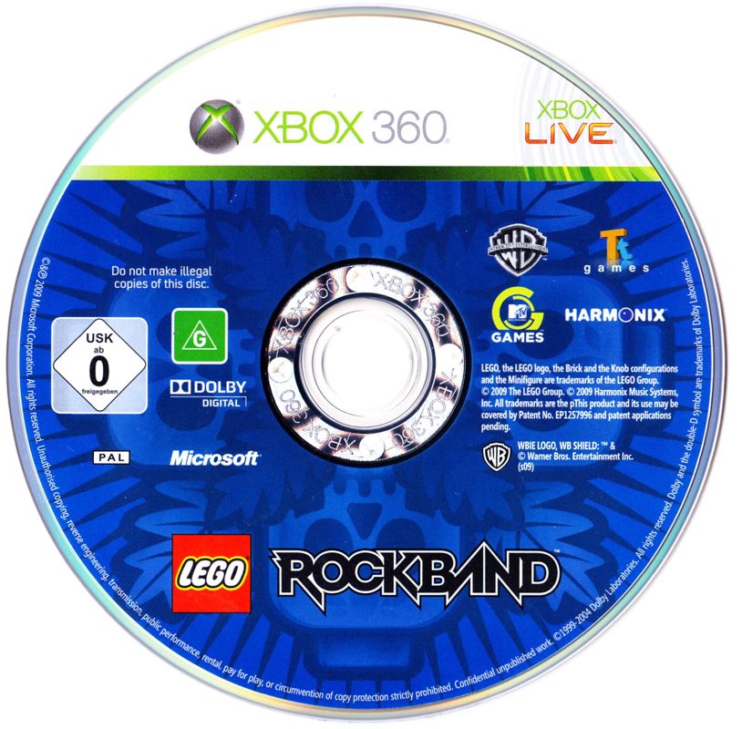 LEGO Rock Band cover or packaging material - MobyGames