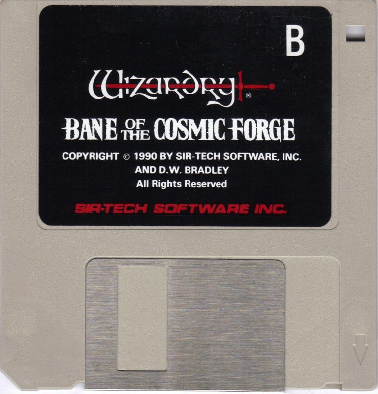 Media for Wizardry: Bane of the Cosmic Forge (DOS) (Dual media release): 3.5" Disk 2/2