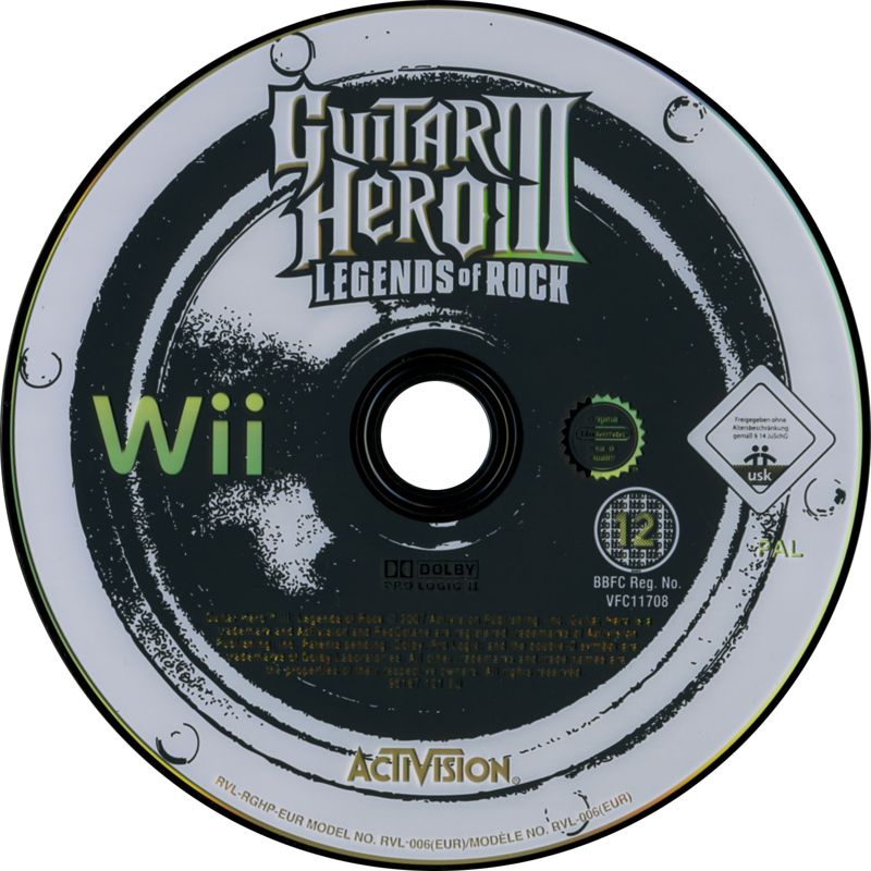 Media for Guitar Hero III: Legends of Rock (Wii)