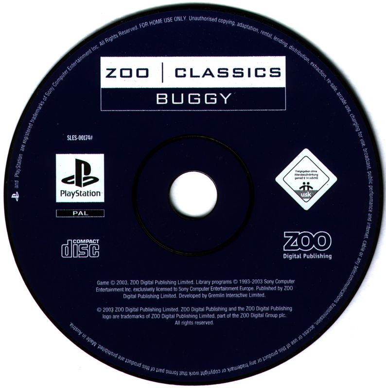 Back Cover for Team Losi RC Racer (PlayStation) (Zoo Classics release)