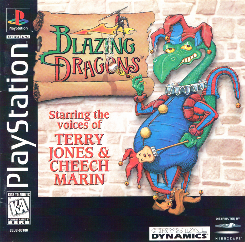 Front Cover for Blazing Dragons (PlayStation)