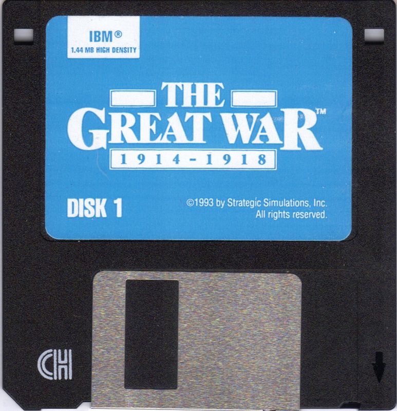 Media for The Great War: 1914-1918 (DOS): Disk 1