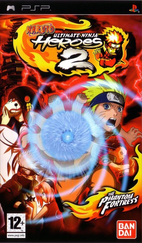 Front Cover for Naruto: Ultimate Ninja Heroes 2 - The Phantom Fortress (PSP)