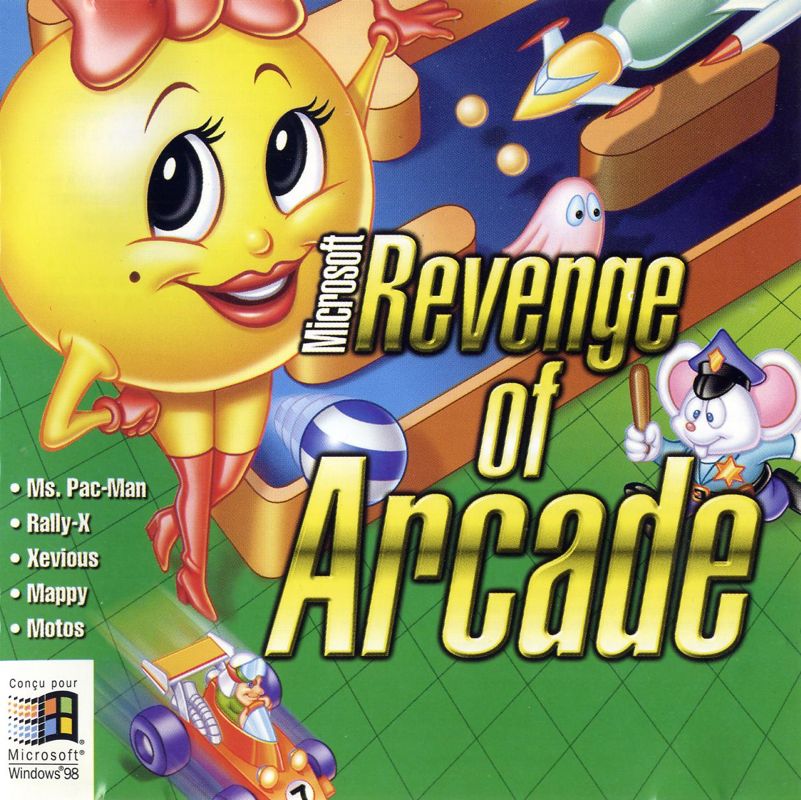 Other for Microsoft Revenge of Arcade (Windows): Jewel case - front