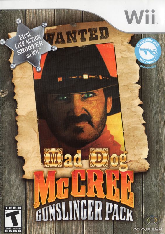 Front Cover for Mad Dog McCree: Gunslinger Pack (Wii)