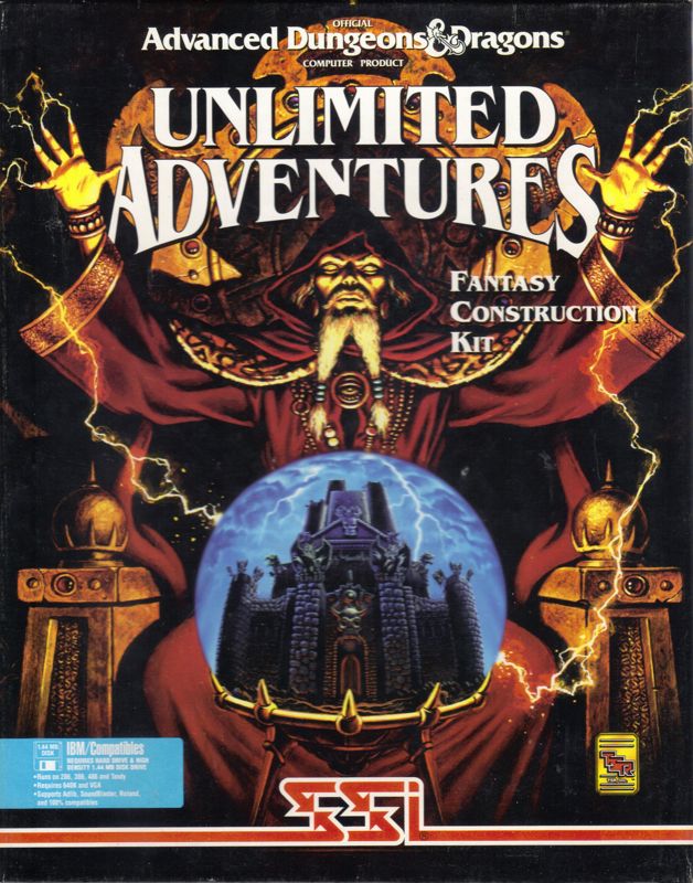 Front Cover for Unlimited Adventures (DOS)