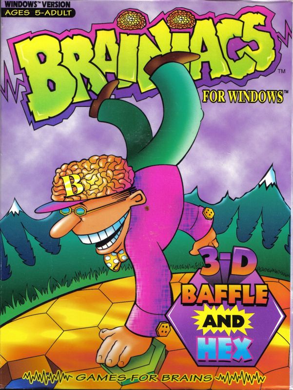 Front Cover for Brainiacs: 3-D Baffle and Hex (Windows 3.x)