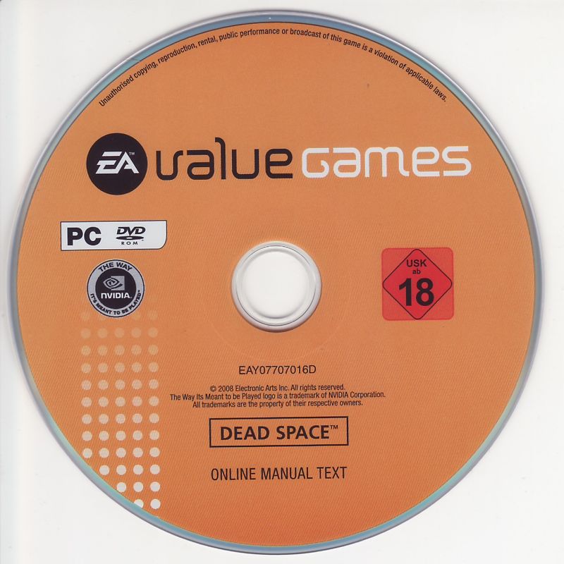 Media for Dead Space (Windows) (EA Value Games release)