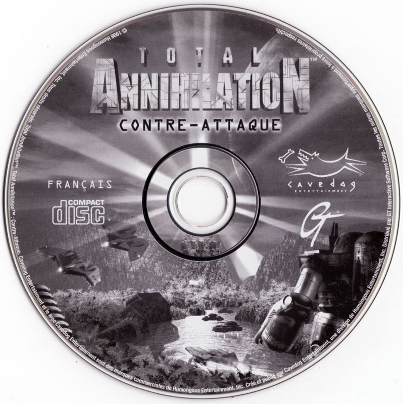 Total Annihilation The Core Contingency cover or packaging material