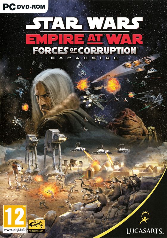 Front Cover for Star Wars: Empire at War - Forces of Corruption (Windows) (Re-release)
